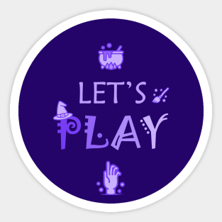 Let's play! Sticker